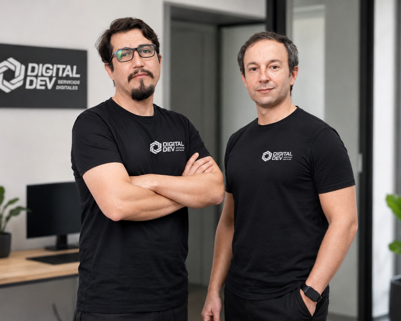 Jorge Chartier B. y Santiago Álvarez V., cofundadores de Digital Dev y creadores de AI DevFlow Sprint